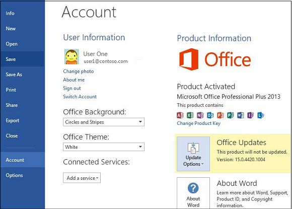 upgrade office 2016 for mac home and office to business and professional